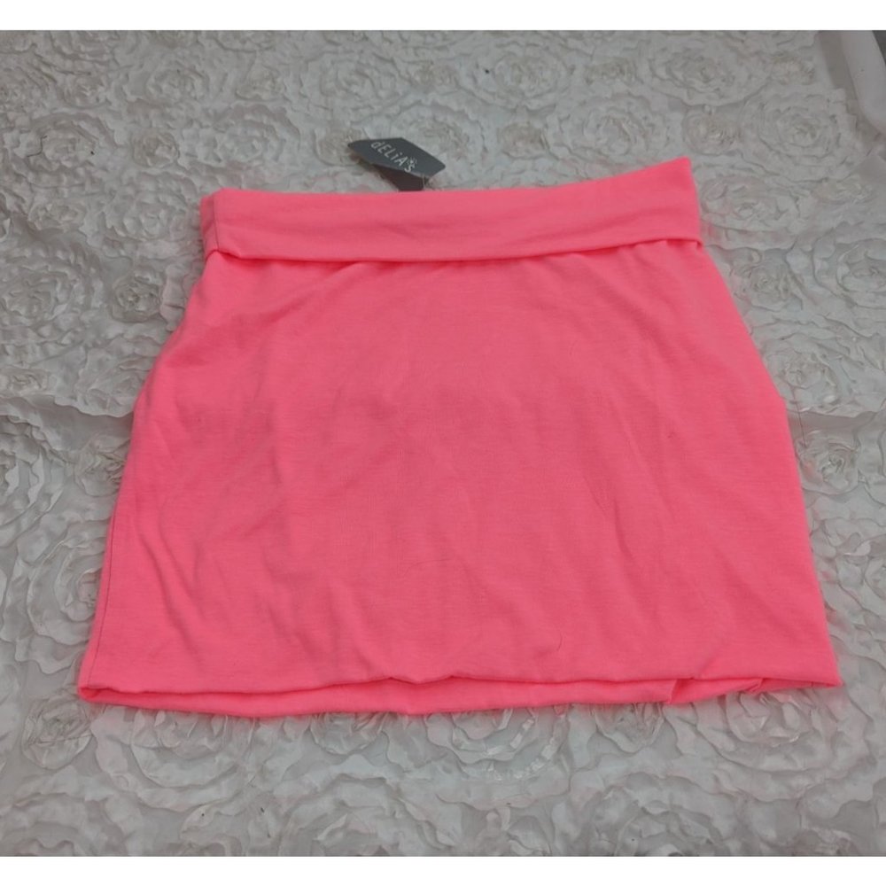DELIAS NEW‎ hot pink mini skirt stretchy